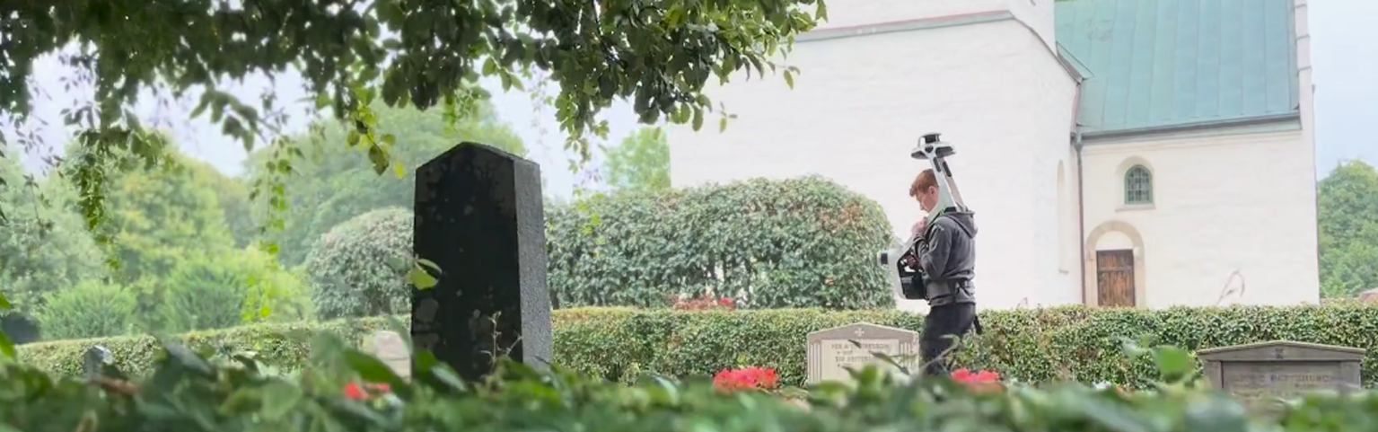 Dokumentation av kyrkans utsida