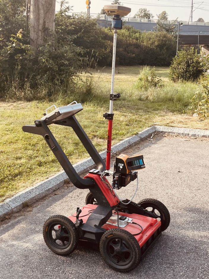 GPR med förbättrad positionering genom GeoSLAM